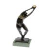 Image 1 : Female Trophy Volleyball Player Bronze Figure