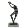 Image 2 : Female Trophy Volleyball Player Bronze Figure