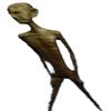 Image 8 : Walking Man Bronze Sculpture on Marble Base Figurine