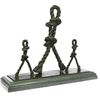 Image 8 : Dancing Ropes Bronze Sculpture on Marble Base Statue