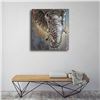 Image 3 : 3D Metal Painting Customize Wood Art Work Metallic Wall Art Elephant Home Decor