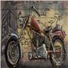 Image 1 : 3D Metal Motorcycle Wall Sculpture