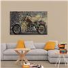Image 3 : 3D Metal Motorcycle Wall Sculpture