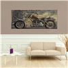 Image 4 : 3D Metal Motorcycle Wall Sculpture