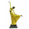 Image 1 : Dancer with Striking Pose Bronze Statue