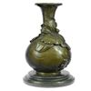 Image 5 : Pretty Face Floral Vase Urn Bronze Sculpture