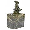 Image 5 : Flying Mercury Caduceus Messenger God Bronze Statue