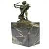 Image 4 : Apollo Bronze Sculpture on Marble Base Statue