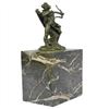 Image 5 : Apollo Bronze Sculpture on Marble Base Statue