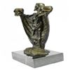 Image 1 : Gothic Skeleton Candle Holder Bronze Statue