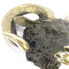 Image 3 : Mascot Ram Head Bust Bronze Sculpture