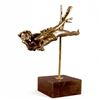 Image 1 : Lovely Nude Female Gymnast Acrobat Bronze Statue