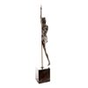 Image 1 : Pole Dancer Bronze Sculpture on Marble Base Figurine