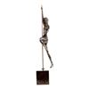 Image 2 : Pole Dancer Bronze Sculpture on Marble Base Figurine