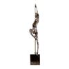 Image 4 : Pole Dancer Bronze Sculpture on Marble Base Figurine