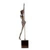 Image 6 : Pole Dancer Bronze Sculpture on Marble Base Figurine