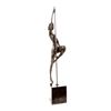 Image 7 : Pole Dancer Bronze Sculpture on Marble Base Figurine