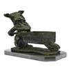 Image 1 : Bulldog Bronze Planter Sculpture Statue