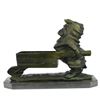 Image 3 : Bulldog Bronze Planter Sculpture Statue