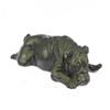Image 1 : Sweet Little Bulldog Bronze Sculpture