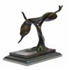 Image 2 : Modern Art Melting Clock Bronze Sculpture