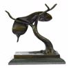 Image 3 : Modern Art Melting Clock Bronze Sculpture