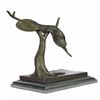 Image 9 : Modern Art Melting Clock Bronze Sculpture