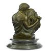 Image 4 : A Couple Embracing Their Love Child Bronze Sculpture