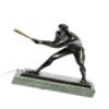 Image 2 : Mid Century Baseball Player Bronze Sculpture