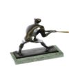 Image 3 : Mid Century Baseball Player Bronze Sculpture