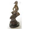 Image 1 : Floating Man with Baby Girl Bronze Statue