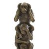 Image 8 : Three Wise Monkey Bronze Sculpture