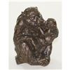 Image 1 : Monkey Mother with her Baby Bronze Sculpture