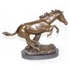 Image 2 : Horse Running Stallion Bronze Sculpture