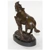 Image 7 : Horse Running Stallion Bronze Sculpture