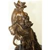 Image 10 : Victorian Girl Holding Dog Bronze Sculpture