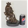 Image 2 : Victorian Girl Holding Dog Bronze Sculpture