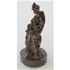 Image 8 : Victorian Girl Holding Dog Bronze Sculpture