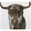 Image 11 : Bull Head Bronze on Marble Base Sculpture