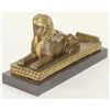 Image 1 : Mythological Creature Sphinx Egyptian Bronze Sculpture