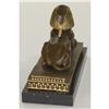 Image 6 : Mythological Creature Sphinx Egyptian Bronze Sculpture