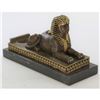 Image 9 : Mythological Creature Sphinx Egyptian Bronze Sculpture