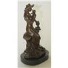 Image 1 : Lady with Dog Bronze Statue