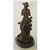 Image 4 : Lady with Dog Bronze Statue