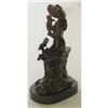 Image 6 : Lady with Dog Bronze Statue