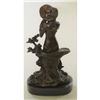 Image 7 : Lady with Dog Bronze Statue