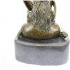 Image 3 : Erotic Abstract Bronze Sculpture on Marble Base Figure