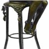 Image 3 : Nude Girl Model Sitting on Chair Bronze Sculpture