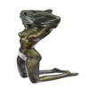 Image 5 : Nude Girl Beneath The Wind Bronze Sculpture