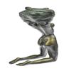 Image 8 : Nude Girl Beneath The Wind Bronze Sculpture